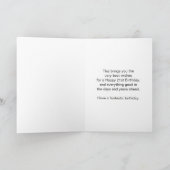 バルーンパーソナライズされたデザイン21歳 カード (内部)