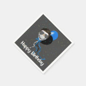 バルーンパーティーの男 スタンダードカクテルナプキン (角)