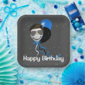 バルーンパーティーの男 ペーパープレート (パーティー)