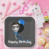 バルーンパーティーの男 ペーパープレート (パーティー)