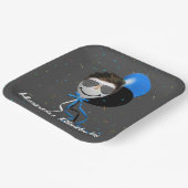 バルーンパーティーの男 ペーパープレート (傾斜あり)