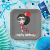 バルーンパーティーの男 ペーパープレート (パーティー)