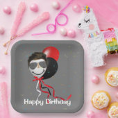 バルーンパーティーの男 ペーパープレート (パーティー)