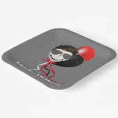 バルーンパーティーの男 ペーパープレート (傾斜あり)