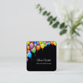 バルーンパーティーデコールプレミアム スクエア名刺 (スタンド正面)