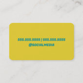 バルーンパーティーデコ 名刺 (裏面)