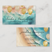 バルーンパーティープランナー海ビーチシー 名刺 (正面/裏面)