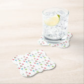 バルーンパーティー帽子プレゼント誕生日 カラフル ペーパーコースター (インサイチュ)