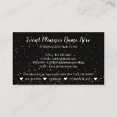 バルーンパーティー装飾イベントプランナー誕生日 名刺 (裏面)