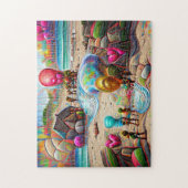 バルーンビーチウェルカムホームジグソーパズル ジグソーパズル (縦)