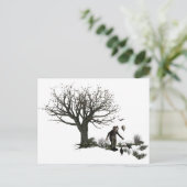 バルーンピエロオールドツリー&ブラックバードオリジナル ポストカード (スタンド正面)