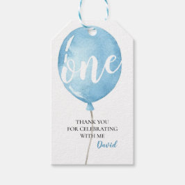 バルーンファースト誕生日ボーイありがとうラベル ギフトタグ