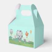 バルーンファーム動物カスタム子供の誕生日 フェイバーボックス (裏面サイド)