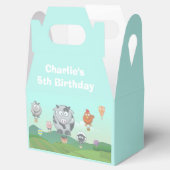 バルーンファーム動物カスタム子供の誕生日 フェイバーボックス (オープン)