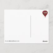 バルーンフィエスタアルバカーキスペシャルシェイプ ポストカード (裏面)