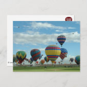 バルーンフィエスタアルバカーキ ポストカード (正面/裏面)