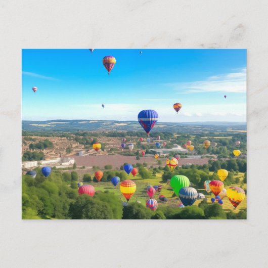 バルーンフィ鮮やかエスタ葉書 ポストカード (正面)