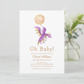 バルーンフェアユタリードラゴンボトルベビーシャワー 招待状 (スタンド正面)