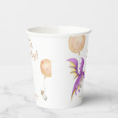 バルーンフェアリードラゴンボトルベビーシャワーウェルカム 紙コップ (左)