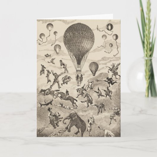 バルーンフランスのメーカー用広告 カード (正面)