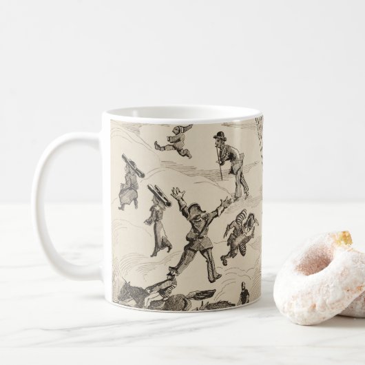 バルーンフランスのメーカー用広告 コーヒーマグカップ (ドーナツ)