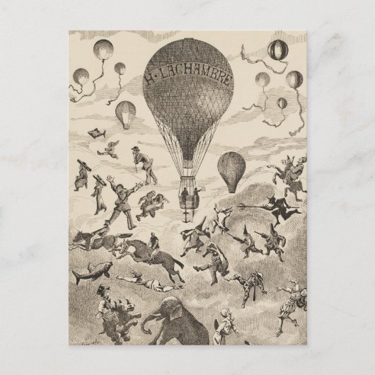 バルーンフランスのメーカー用広告 ポストカード (正面)