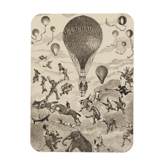 バルーンフランスのメーカー用広告 マグネット (縦)