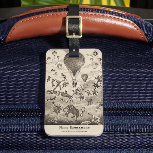 バルーンフランスのメーカー用広告 ラゲッジタグ (正面インサイチュ2)