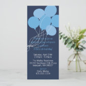 バルーンブーケパーティの招待状 招待状 (スタンド正面)