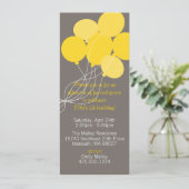 バルーンブーケパーティの招待状 招待状 (スタンド正面)