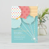 バルーンブーケ2招待状 招待状 (スタンド正面)