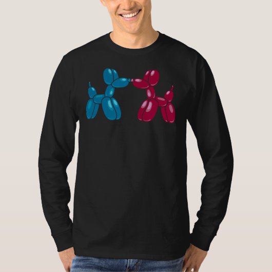 バルーンプードル彫刻 Tシャツ (正面)