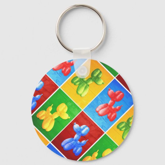 バルーンプードル キーホルダー (正面)