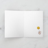 バルーンベビーシャワーサンキューカード カード (内部)