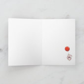 バルーンベビーシャワーサンキューカード カード (内部)