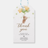 バルーンベビーシャワーメッセージカード ギフトタグ (正面)