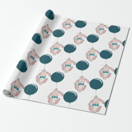 バルーンベビーシャワーラッピング紙 ラッピングペーパー