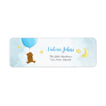 バルーンベビーシャワー付きテディベア