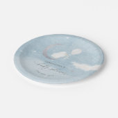 バルーンベビーシャワー付き可愛い小羊 ペーパープレート (アングル)