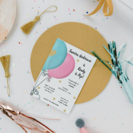 バルーンベビーシャワー招待状 招待状