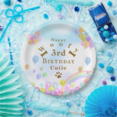 バルーンペット犬 ペーパープレート (パーティー)