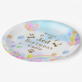 バルーンペット犬 ペーパープレート (アングル)