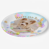 バルーンペット犬 ペーパープレート (アングル)