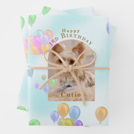 バルーンペット犬 ラッピングペーパーシート