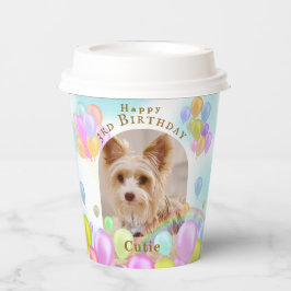 バルーンペット犬 紙コップ