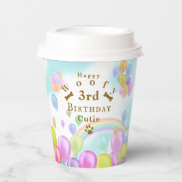 バルーンペット犬 紙コップ