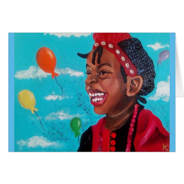 バルーンボーイカード (正面横)
