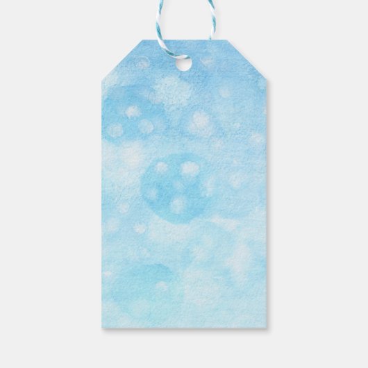 バルーンボーイサンキューラベル誕生日ベビーシャワー ギフトタグ (裏面)