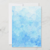 バルーンボーイファースト誕生日招待状ボホフローラ 招待状 (裏面)