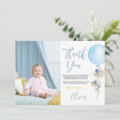 バルーンボーイフォトサンキューカード サンキューカード (スタンド正面)